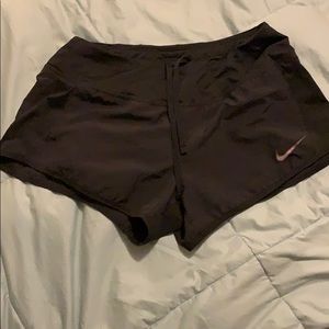 Nike black running shorts
